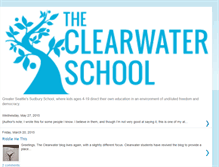 Tablet Screenshot of blog.clearwaterschool.com